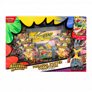Картки Колекційна Гра Pokemon Mega Evolution - Ascended Heroes Mega Premium Poster Collection Lucario - Retromagaz