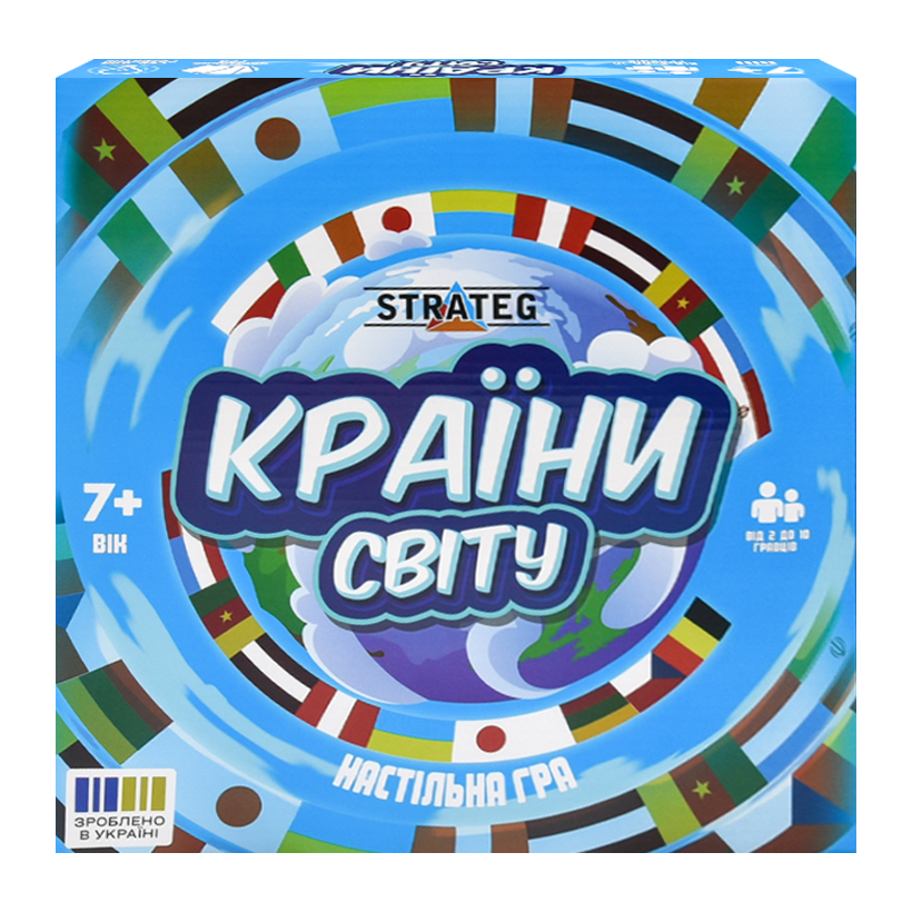 Настільна Гра Strateg Країни світу - Retromagaz
