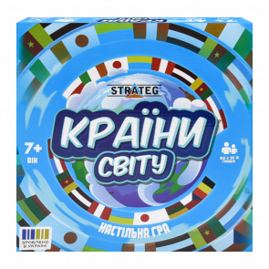 Настольная Игра Strateg Страны мира - Retromagaz