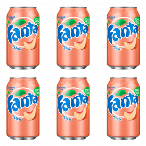 Набор Напиток Fanta Peach 355ml 6шт