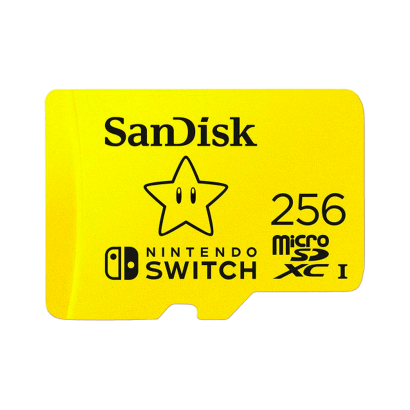 Карта Пам'яті SanDisk Nintendo Switch microSDXC 256GB Yellow Б/У Відмінний - Retromagaz