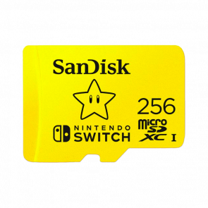 Карта Памяти SanDisk Nintendo Switch microSDXC 256GB Yellow Б/У Отличный