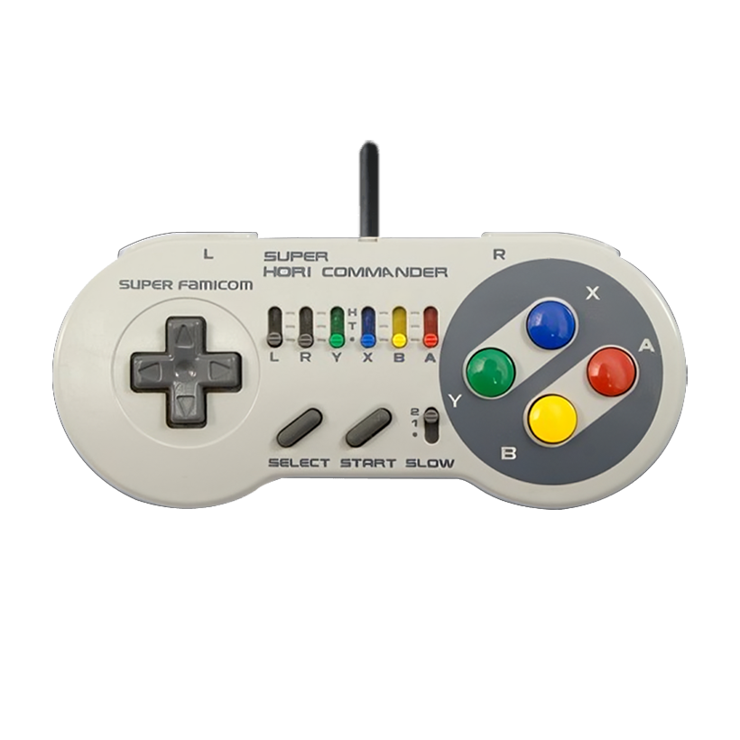 Геймпад Проводной Hori SNES HSJ-11 FAT Super Commander Grey 2.2m Б/У - Retromagaz