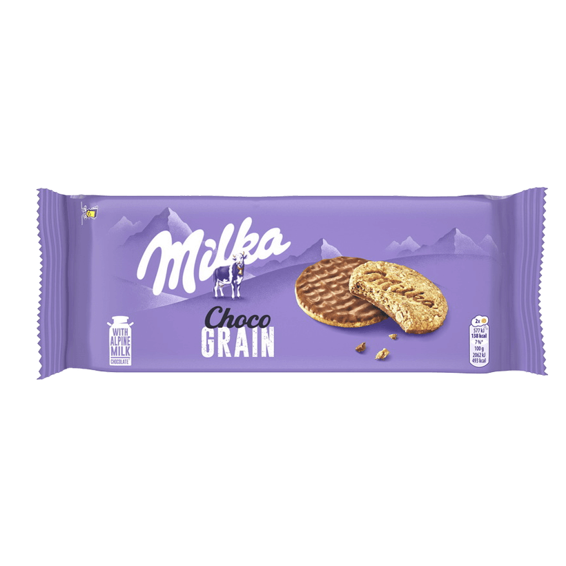 Печенье Milka Choco Grain с Овсяными Хлопьями 126g - Retromagaz