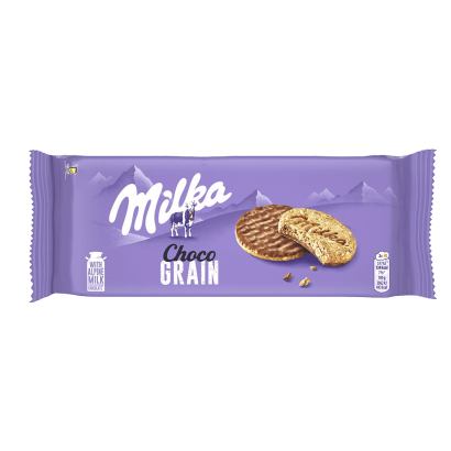 Печиво Milka Choco Grain з Вівсяними Пластівцями 126g - Retromagaz