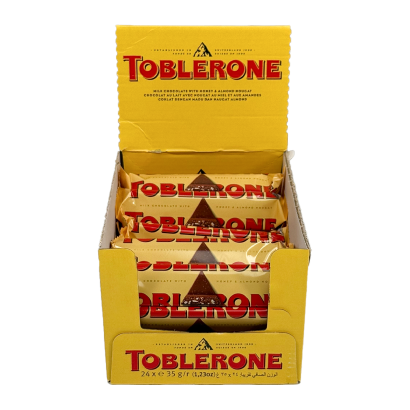 Упаковка Toblerone Шоколаду Молочного Toblerone Milk Mini 35g х 24шт 840g - Retromagaz