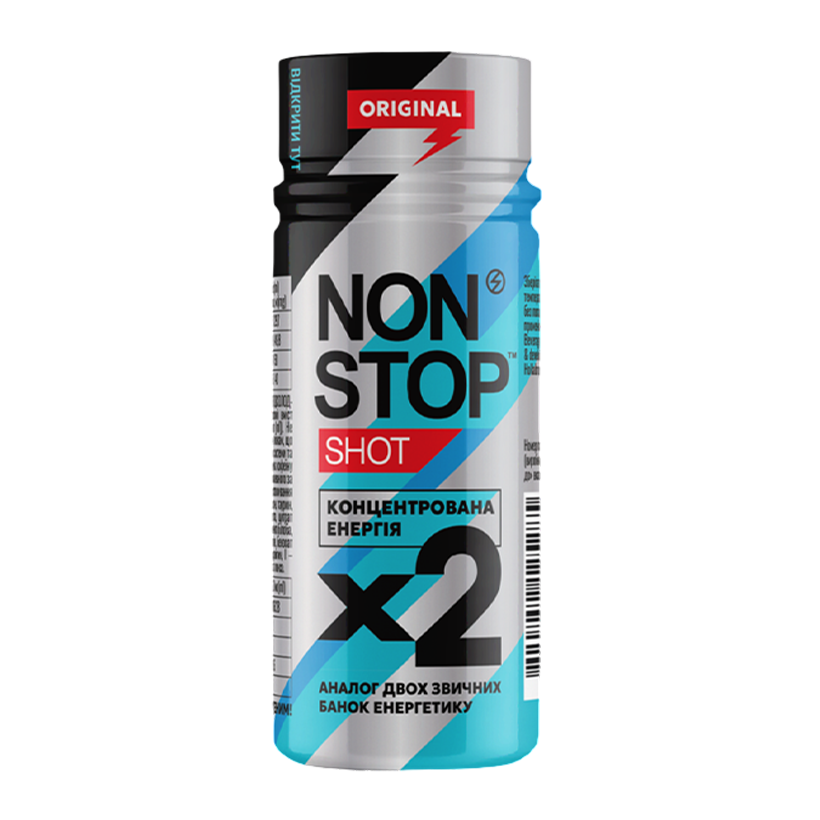 Напиток Энергетический Non Stop Shot Original 60ml - Retromagaz