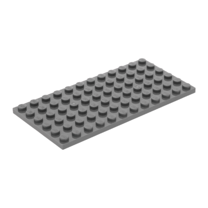 Пластина Lego Звичайна 6 x 12 3028 4140489 4210657 Dark Bluish Grey 4шт Б/У - Retromagaz