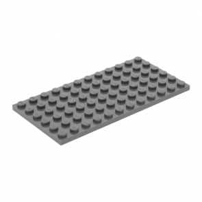 Пластина Lego Обычная 6 x 12 3028 4140489 4210657 Dark Bluish Grey 4шт Б/У