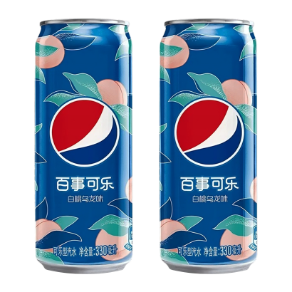 Набір Напій 2шт Pepsi White Peach 330ml - Retromagaz