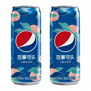 Набір Напій 2шт Pepsi White Peach 330ml - Retromagaz