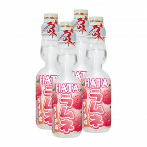 Набір Напій Hatakosen Ramune Litchi 200ml 4шт - Retromagaz