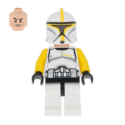 Фигурка Lego Республика Clone Trooper Commander Phase 1 Star Wars sw0481 Б/У - Retromagaz