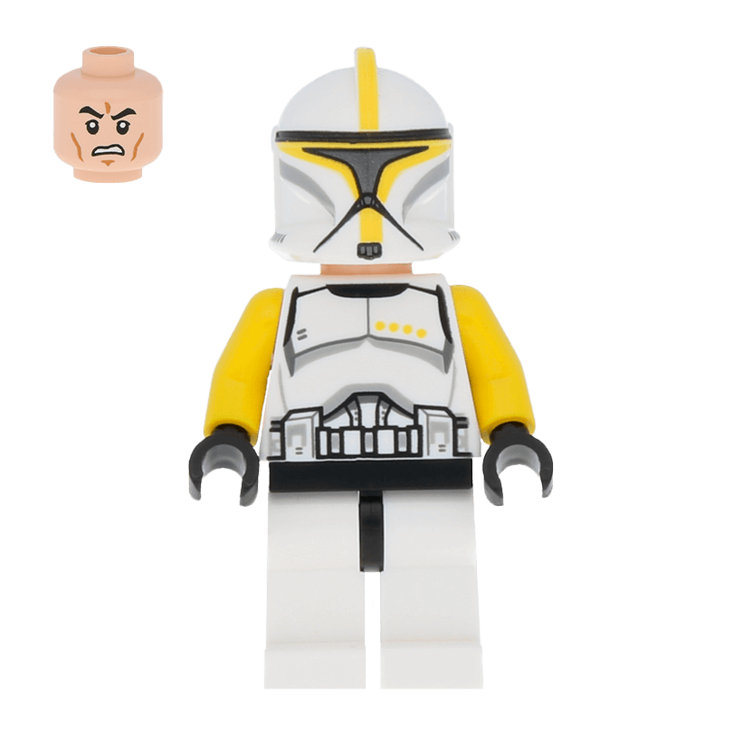 Фігурка Lego Республіка Clone Trooper Commander Phase 1 Star Wars sw0481 75019 Б/У - Retromagaz