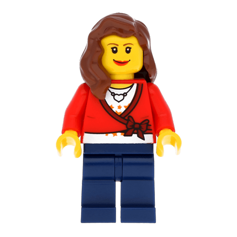 Фігурка Lego People 973pb0580 Sweater Cropped with Bow City cty0143 1 Б/У - Retromagaz