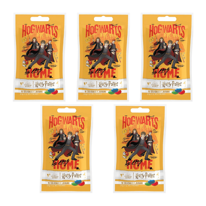 Набір Цукерки Жувальні 5шт Jelly Belly Harry Potter Hogwarts Beans 10 Good Flavours 28g - Retromagaz
