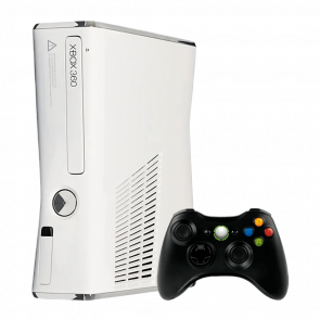 Набір Консоль Microsoft Xbox 360 S Freeboot 250GB White + 5 Вбудованих Ігор Б/У + Геймпад Бездротовий RMC Black Новий Набір Консоль Microsoft Xbox 360 S Freeboot 250GB White + 5 Вбудованих Ігор Б/У + Геймпад Бездротовий RMC Black Новий - Retromagaz