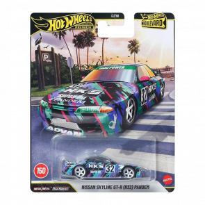 Машинка Premium Hot Wheels Nissan Skyline GT-R (R32) Pandem Modern Classics 1:64 JHW41 Black - Retromagaz