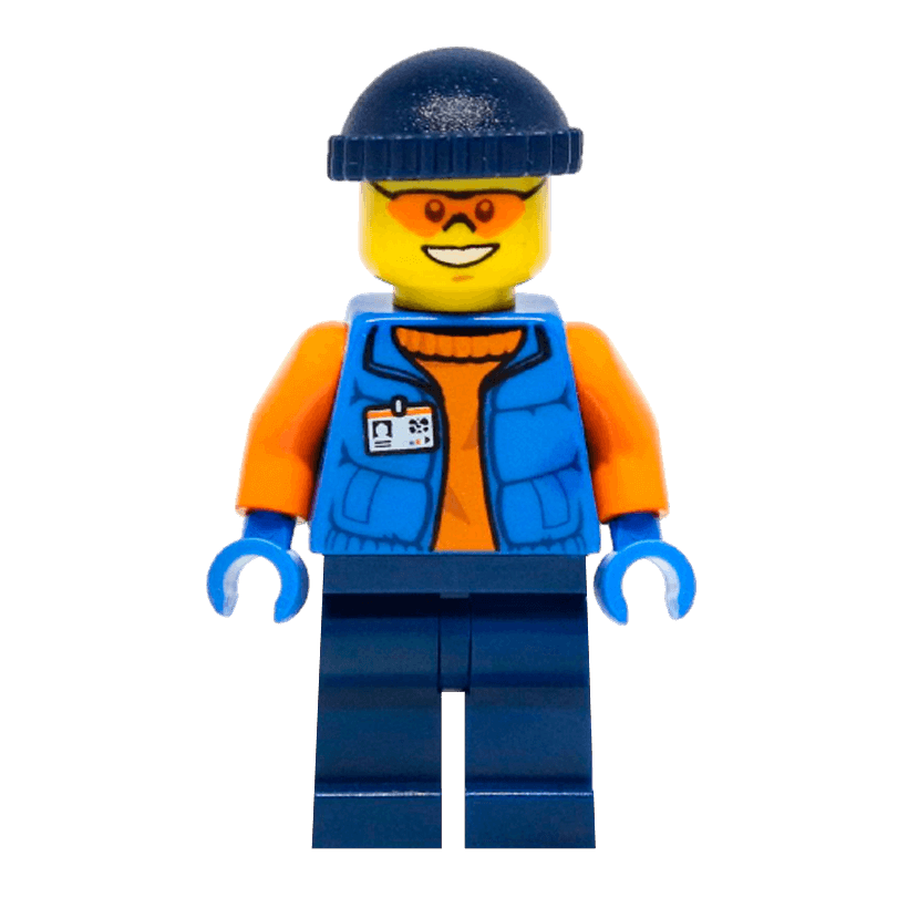 Фігурка Lego Arctic 973pb1709 Research Assistant City cty0496 Б/У - Retromagaz