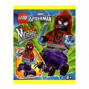 Конструктор Lego Фігурка Miles Morales with Skateboard Paper Bag Super Heroes 682303 sh0679 Новий