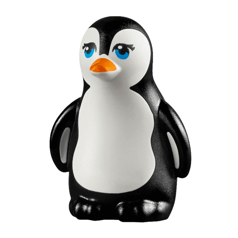 Фігурка Lego Земля Penguin Friends with Dark Azure Eyes Orange Beak and White Face and Stomach Animals 14733pb01 1 6052295 Black Б/У - Retromagaz