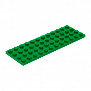 Пластина Lego Обычная 4 x 12 3029 4279059 Green 4шт Б/У