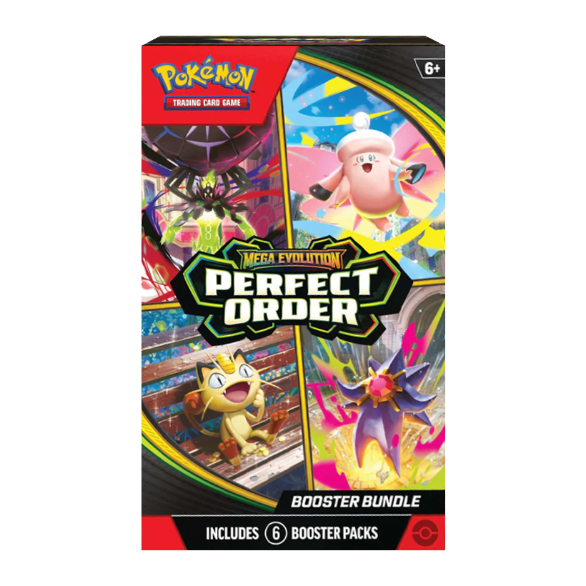 Картки Колекційна Гра Pokemon Mega Evolution Perfect Order Booster Bundle - Retromagaz