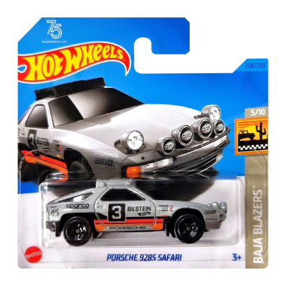 Машинка Базовая Hot Wheels Porsche 928S Safari Baja Blazers 1:64 HKG46 Grey - Retromagaz