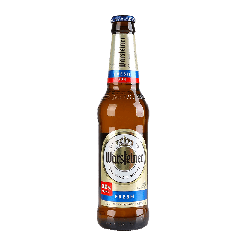 Пиво Безалкогольне Warsteiner Fresh 0% Скло 330ml - Retromagaz