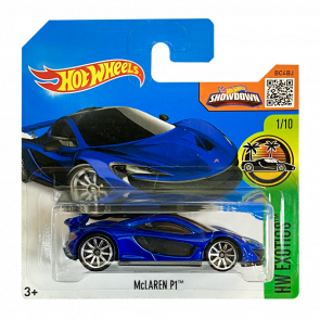 Машинка Базовая Hot Wheels McLaren P1 Exotics 1:64 DHP95 Blue - Retromagaz