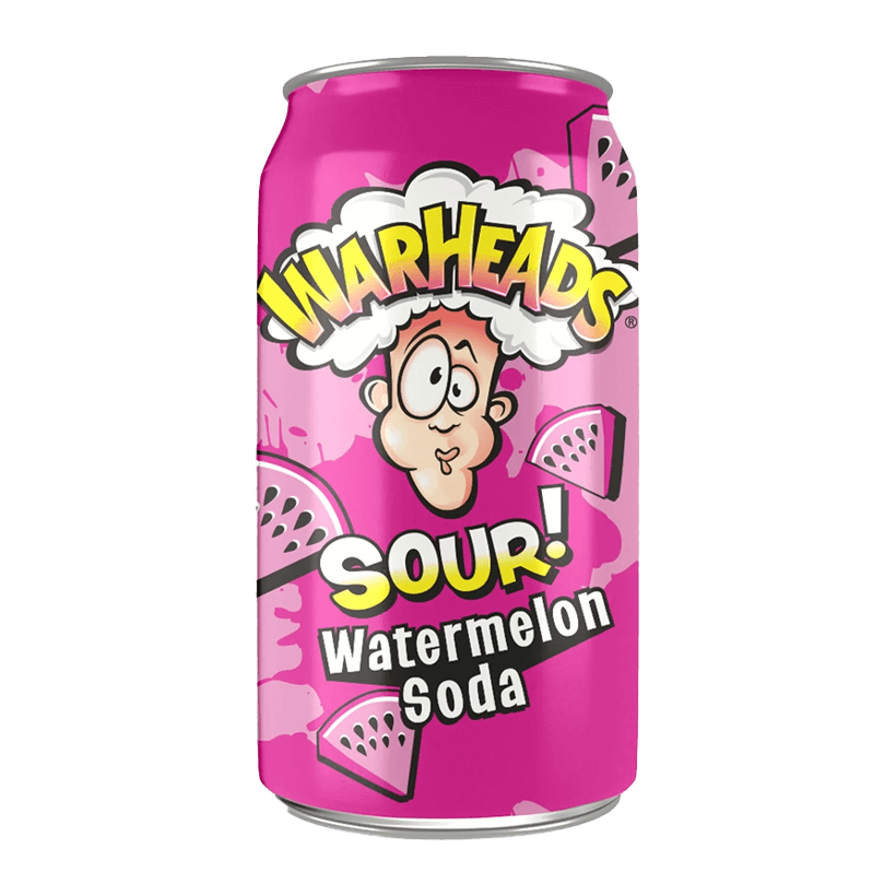 Напій Warheads Sour Watermelon Soda 330ml - Retromagaz