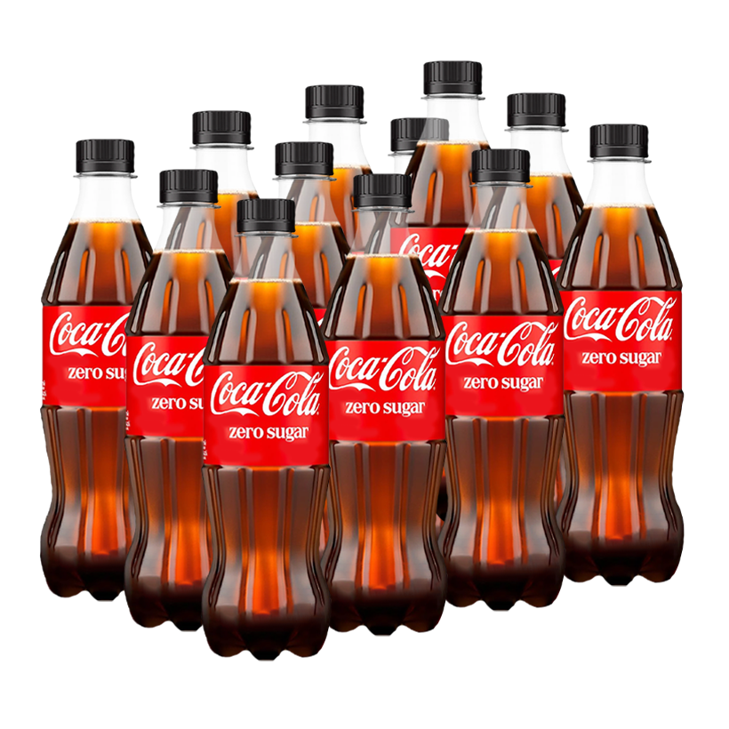 Набор Напиток 12шт Coca-Cola Zero Sugar 500ml - Retromagaz