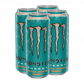 Набор Напиток Энергетический 4шт Monster Energy Fiesta Mango Zero Sugar 500ml Набор Напиток Энергетический 4шт Monster Energy Fiesta Mango Zero Sugar 500ml - Retromagaz