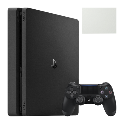 Набор Консоль Sony PlayStation 4 Slim 1TB Black Б/У  + Коробка White - Retromagaz