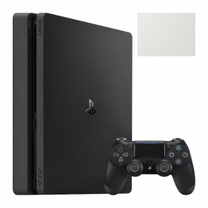 Набор Консоль Sony PlayStation 4 Slim 1TB Black Б/У  + Коробка White