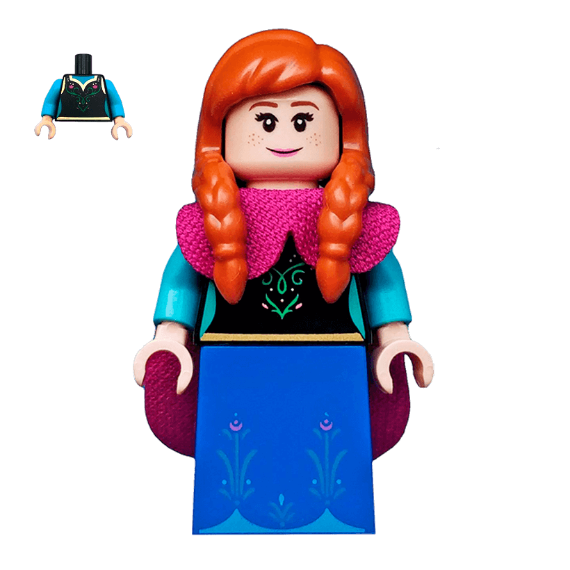 Фигурка Lego Disney Anna Cartoons coldis2-10 dis033 Б/У - Retromagaz