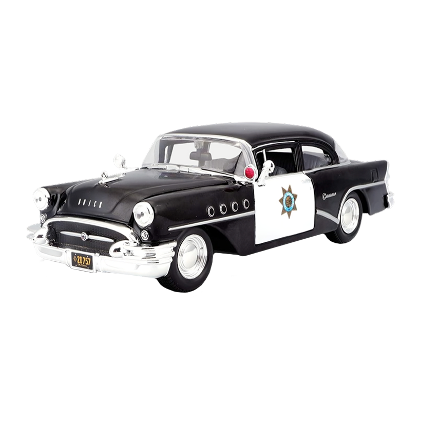 Машинка Maisto 1955 Buick Century Police Special Edition 1:24 Black - Retromagaz