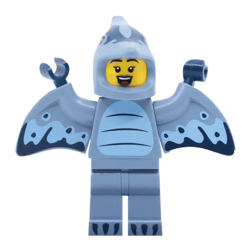 Фигурка Lego Series 27 Pterodactyl Costume Fan Collectible Minifigures 71048 col454 col27-6 Новый - Retromagaz
