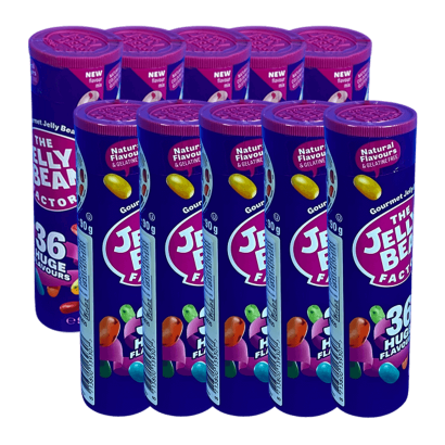 Набор Конфеты 10шт Jelly Beans Factory 36 Huge Flavours 90g - Retromagaz