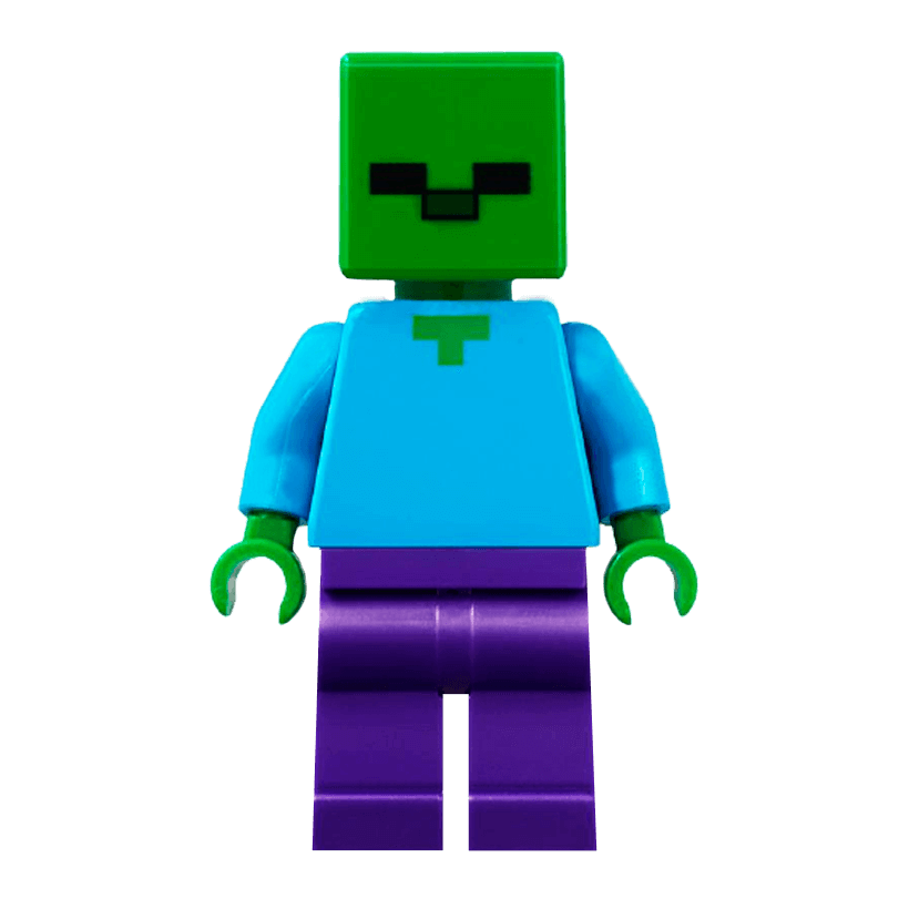 Фигурка Lego Games Minecraft Zombie min010 1 Б/У Нормальный - Retromagaz