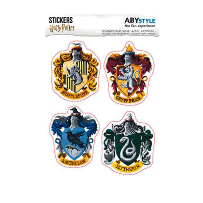 Наклейка Wizarding World Набор Стикеров Harry Potter Hogwarts Houses A5 Без Цвета - Retromagaz