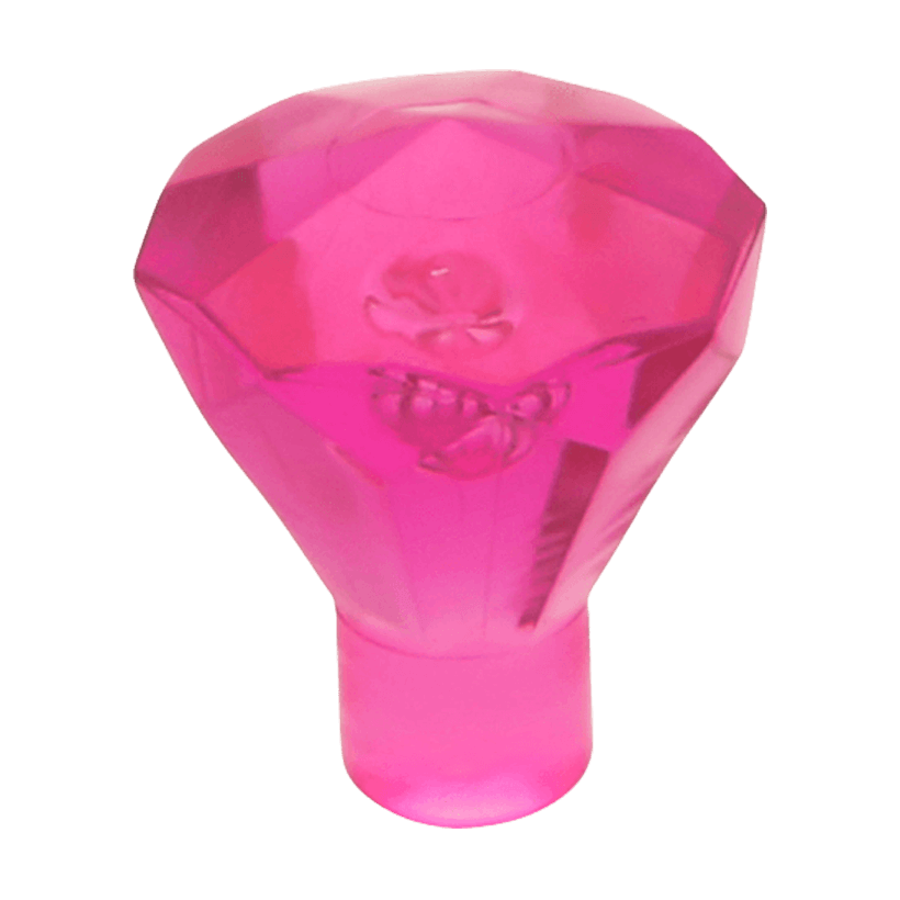 Скала 10шт Lego Драгоценность Jewel 24 Facet 1 x 1 30153 28556 4129917 6247796 Trans-Dark Pink Б/У - Retromagaz