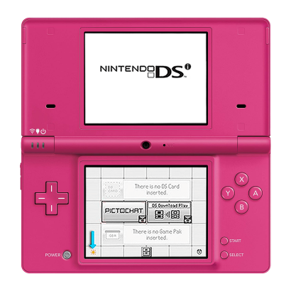 Консоль Nintendo DS i Модифікована 1GB Dark Pink + 10 Вбудованих Ігор Б/У - Retromagaz