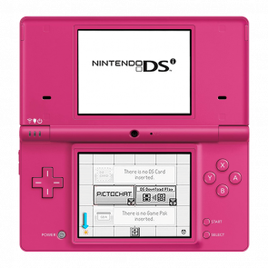 Консоль Nintendo DS i Модифікована 1GB Dark Pink + 10 Вбудованих Ігор Б/У - Retromagaz