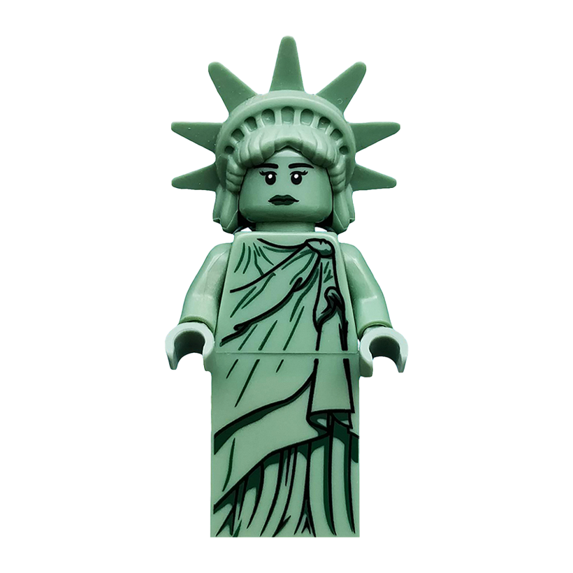 Фигурка Lego Series 6 Lady Liberty Collectible Minifigures col06-4 col084a Б/У - Retromagaz