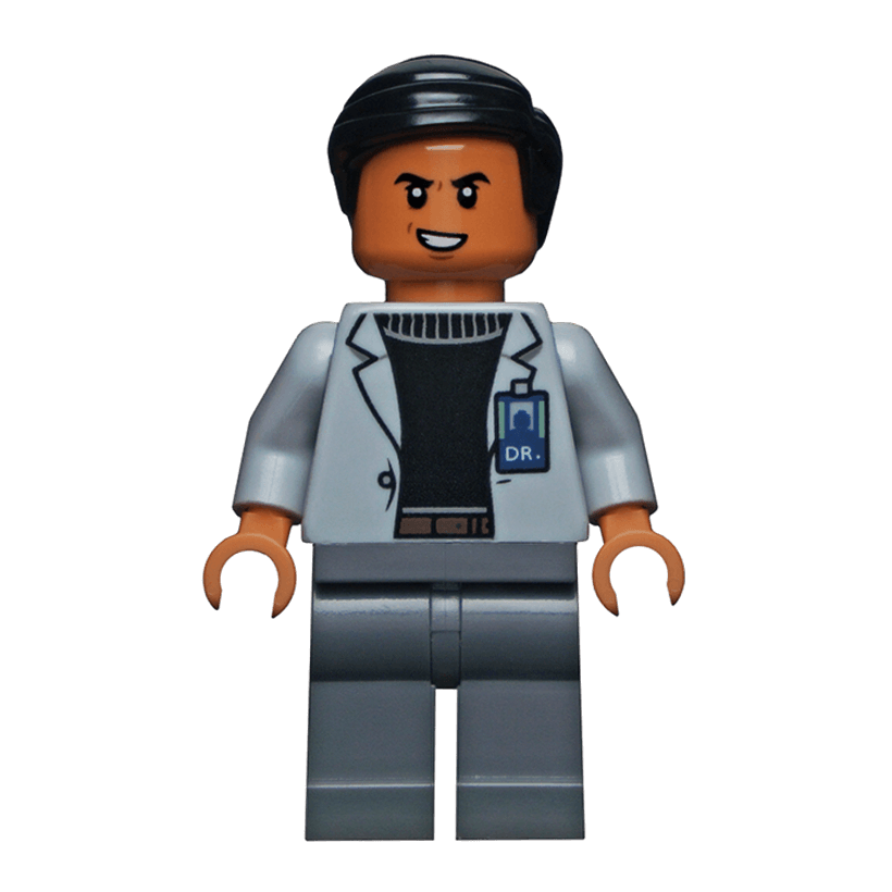 Фигурка Lego Jurassic World Dr. Wu Films jw068 1 Б/У - Retromagaz