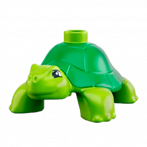 Фігурка Lego Animals Turtle with Green Back Pattern Duplo 98197pb01 1 4647977 6018390 6172886 Б/У - Retromagaz