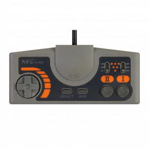 Геймпад Дротовий NEC PC Engine PI-PD8 Turbo Pad Orange Grey 1.2m Б/У - Retromagaz