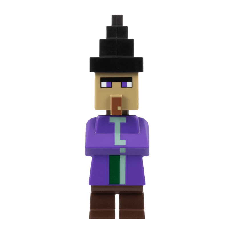 Фигурка Lego Minecraft Witch Detachable Plain Hat Games min150 Б/У - Retromagaz