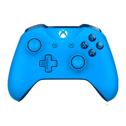 Геймпад Бездротовий Microsoft Xbox One Version 2 Blue Б/У - Retromagaz